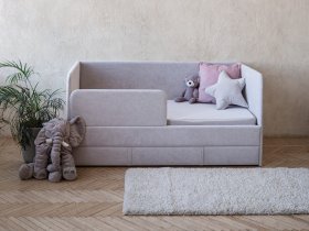 Диван-кровать Happy (светло-серый) в Удачном - udachnyj.mebel-nsk.ru | фото