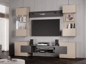 Гостиная Фэнтези (кашемир/графит) в Удачном - udachnyj.mebel-nsk.ru | фото