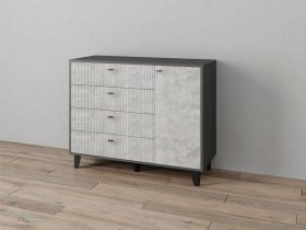 Комод «Катрин-13» (графит/мальта) в Удачном - udachnyj.mebel-nsk.ru | фото