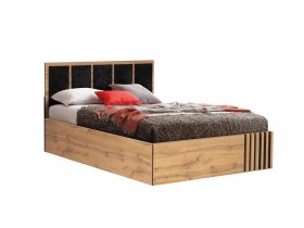 Кровать двуспальная с подъем. мех. 1,6 м Либерти 51.20 в Удачном - udachnyj.mebel-nsk.ru | фото
