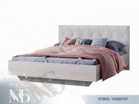 Кровать двуспальная 1,6м Кимберли КР-13 в Удачном - udachnyj.mebel-nsk.ru | фото