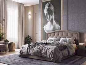 Кровать двуспальная 1,8м Верона-2 в Удачном - udachnyj.mebel-nsk.ru | фото