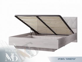 Кровать двуспальная с подъем. мех. 1,6 м  Кимберли КР-13 в Удачном - udachnyj.mebel-nsk.ru | фото