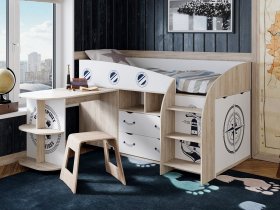 Кровать комбинированная «Немо» в Удачном - udachnyj.mebel-nsk.ru | фото