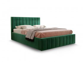 Кровать мягкая 1,6 Вена стандарт, вар.1 в Удачном - udachnyj.mebel-nsk.ru | фото