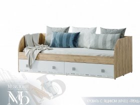 Кровать с ящиками Тренд КР-01 в Удачном - udachnyj.mebel-nsk.ru | фото