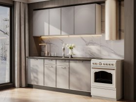Кухонный гарнитур «Адель» 2,0м (нео) в Удачном - udachnyj.mebel-nsk.ru | фото