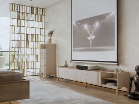 Модульная гостиная Одетта (дуб эндгрей/меланж) в Удачном - udachnyj.mebel-nsk.ru | фото