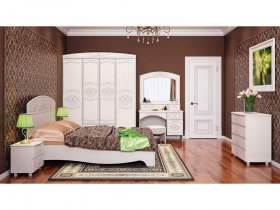 Модульная спальня Каролина в Удачном - udachnyj.mebel-nsk.ru | фото