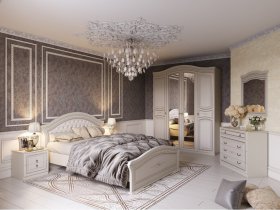 Модульная спальня Николь (Мебельград) в Удачном - udachnyj.mebel-nsk.ru | фото