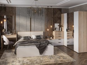 Модульная спальня Норд в Удачном - udachnyj.mebel-nsk.ru | фото