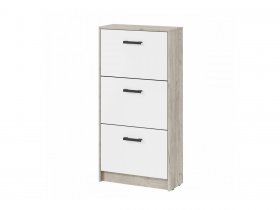 Обувница ОБ-2 Вега (дуб крафт серый/белый) в Удачном - udachnyj.mebel-nsk.ru | фото
