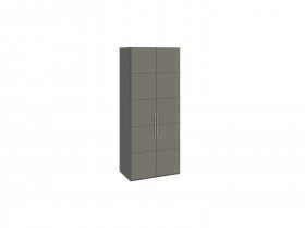 Шкаф для одежды с 2 дверями Наоми (джут/фон серый) СМ-208.07.03 в Удачном - udachnyj.mebel-nsk.ru | фото