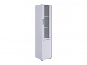 Стеллаж Лайт-2 (белый/белый) в Удачном - udachnyj.mebel-nsk.ru | фото