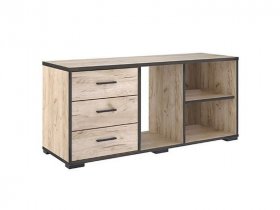 Тумба 1200 Тм075.0 Гермес лофт (дуб крафт серый) в Удачном - udachnyj.mebel-nsk.ru | фото