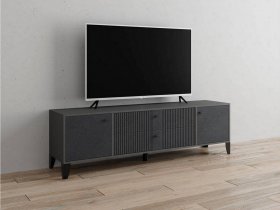 Тумба под ТВ Парус-10 (графит/гранит лофт) в Удачном - udachnyj.mebel-nsk.ru | фото